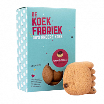 De Koekfabriek Karamel-Zeezout koekjes