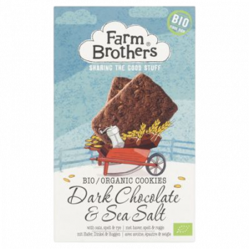 Farm Brothers donkere chocolade & zeezout koekjes