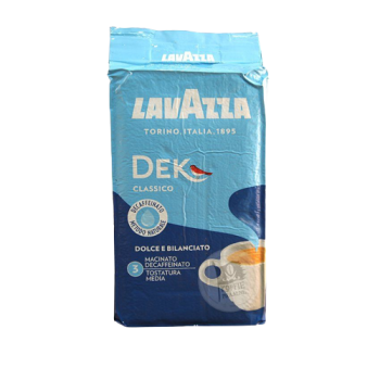 Lavazza Dek Decaffeinato koffie CAFEÏNEVRIJ 250 g.