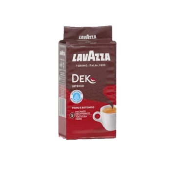 Lavazza Dek Intenso Decaffeinato koffie CAFEÏNEVRIJ 250 g.