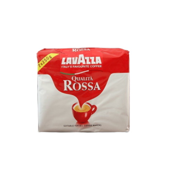 Lavazza Qualita Rossa gemalen koffie 500 g.