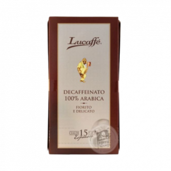 Lucaffé Decaffeinato decafeinated ESE-pods 15pcs Best before end 07 2024