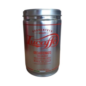 Lucaffé Decaffeinato gemalen koffie 250 g.