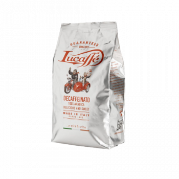 Lucaffé Decaffeinato koffiebonen 700 g. Zak