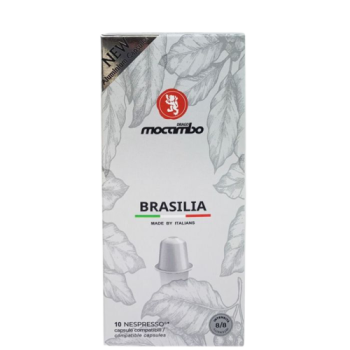 Mocambo Brasilia capsules for Nespresso® coffee cups Best before 28 07 2024