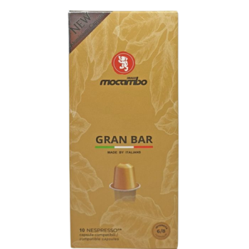 Mocambo Gran Bar capsules voor Nespresso® koffiecups THT 28 07 2024