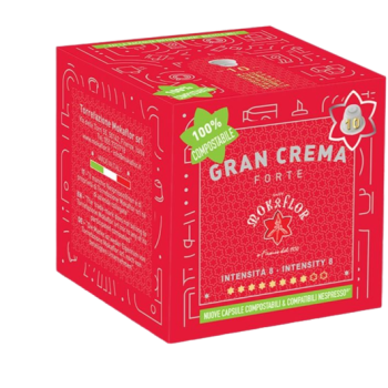 Mokaflor Gran Crema Forte capsules voor Nespresso® koffiecups