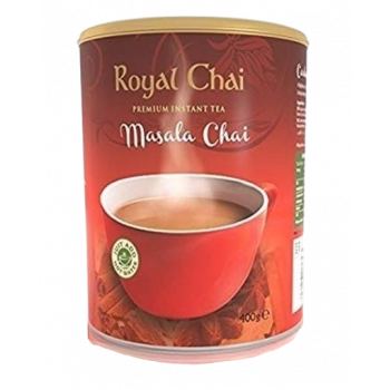 Royal Chai Masala Chai Latte Powder (unsweetened) canister