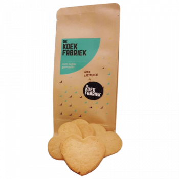 De Koekfabriek Vanilla heartshaped cookies