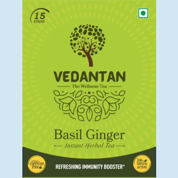 Vedantan Basil Ginger Herbal Green Tea