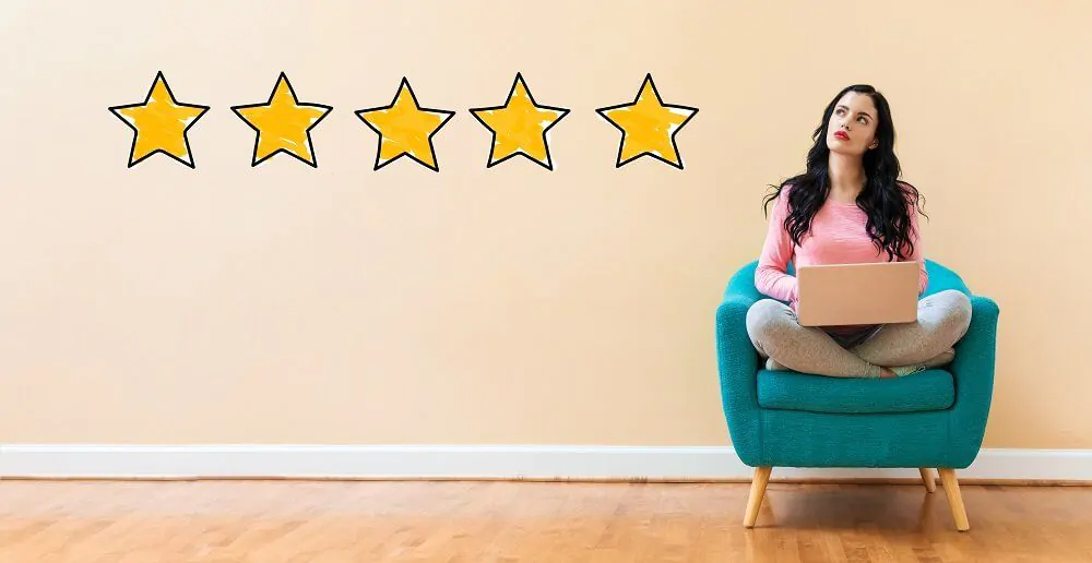 Hoe laat ik een product review acter? 